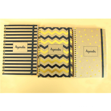 OEM manufacturer factory price customizable Notebook with elastic band